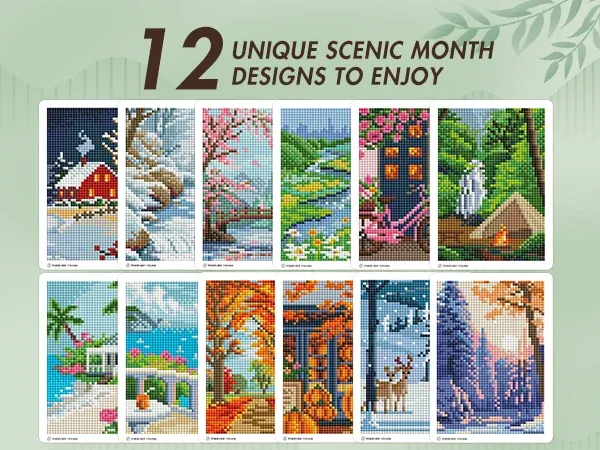 Kit 12 cartes postales diamant