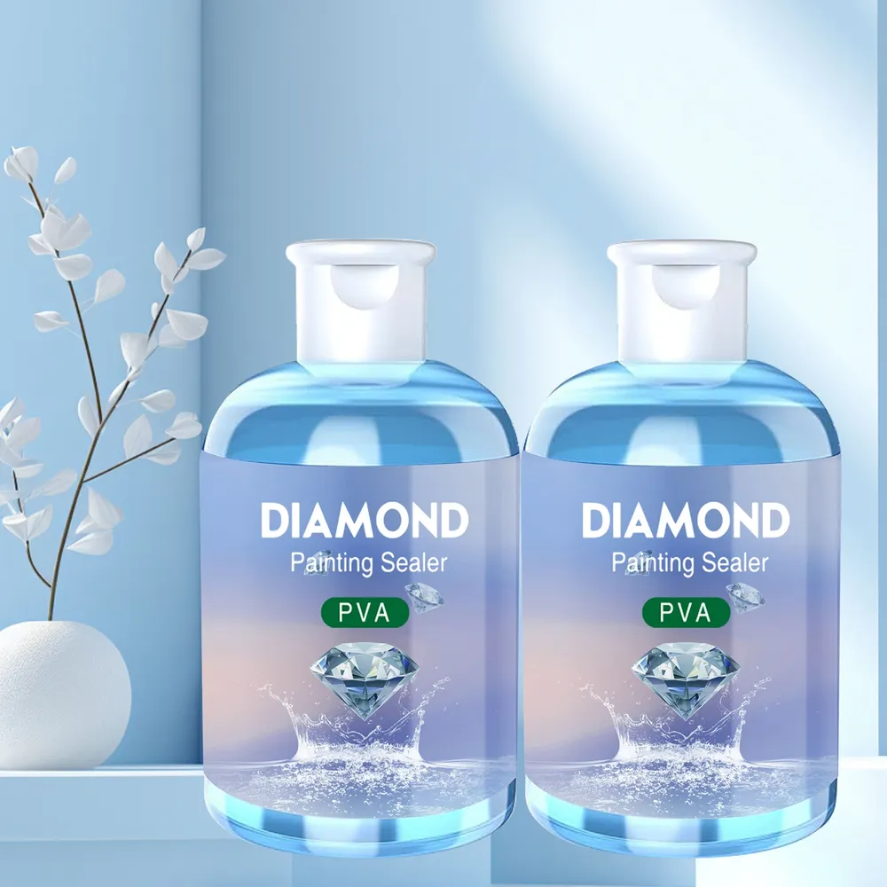 Kit colle scellage peinture diamant 120 ml 3 pinceaux
