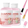 Kit colle scellante peinture diamant 120 ml avec pinceau – Couleur 120ML-2pcs