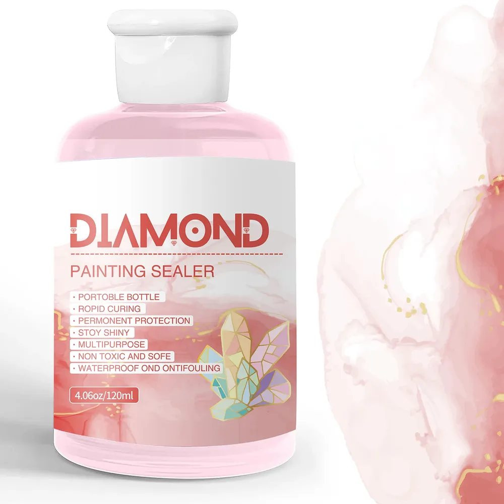 Kit colle scellante peinture diamant 120 ml avec pinceau