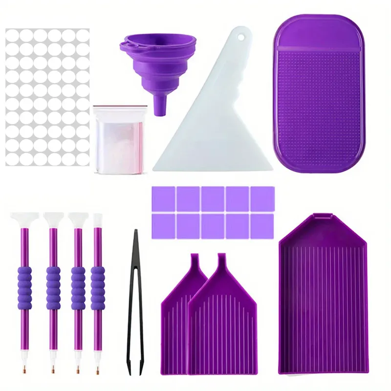 Kit complet peinture diamant outils et stylo