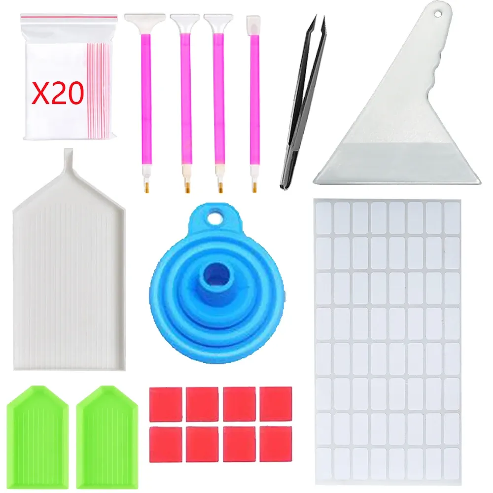 Kit complet peinture diamant outils et stylo