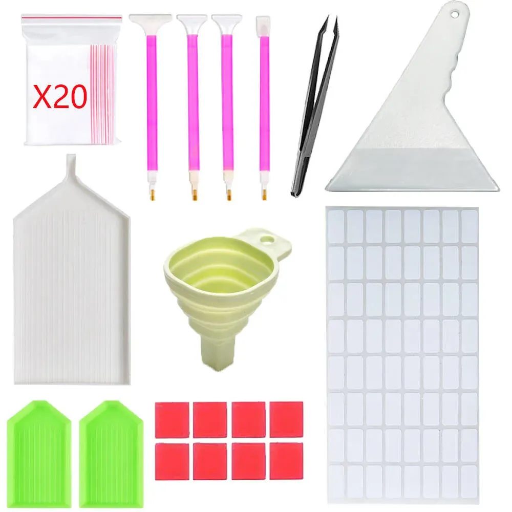 Kit complet peinture diamant outils et stylo