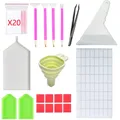 Kit complet peinture diamant outils et stylo – Couleur Green