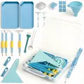 Kit d'outils pour peinture diamant 5D avec boîte – Couleur Rouge