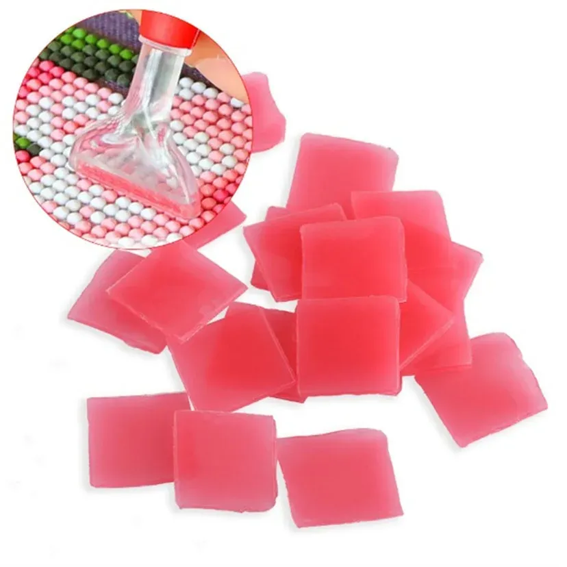 Kit de 10 à 100 pièces cire à diamant 2x2 cm