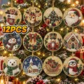 Kit décoration Noël diamant 6 à 12 pièces – Color D 12PCS