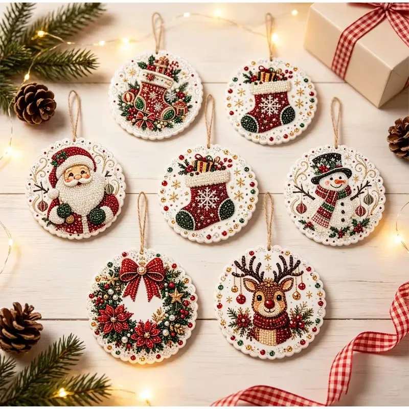 Kit décoration Noël diamant 6 à 12 pièces