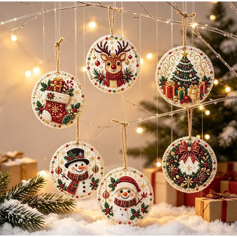 Kit décoration Noël diamant 6 pièces