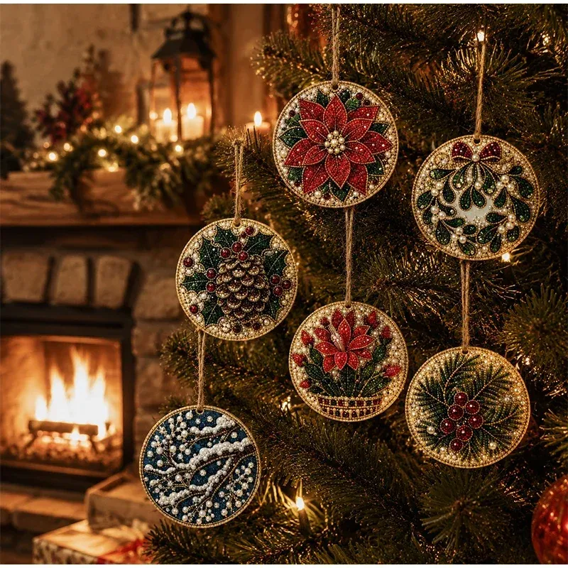 Kit décoration Noël diamant 6 pièces