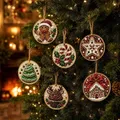 Kit décoration Noël diamant suspendu 6 pièces – 3