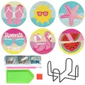 Kit dessous de verre plage 6 pièces – 1