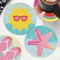 Kit dessous de verre plage 6 pièces – 2