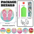 Kit dessous de verre plage 6 pièces – 3