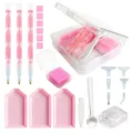 Kit outils broderie diamant boîte rangement 4 couleurs – 2
