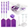 Kit outils broderie diamant boîte rangement 4 couleurs – 3
