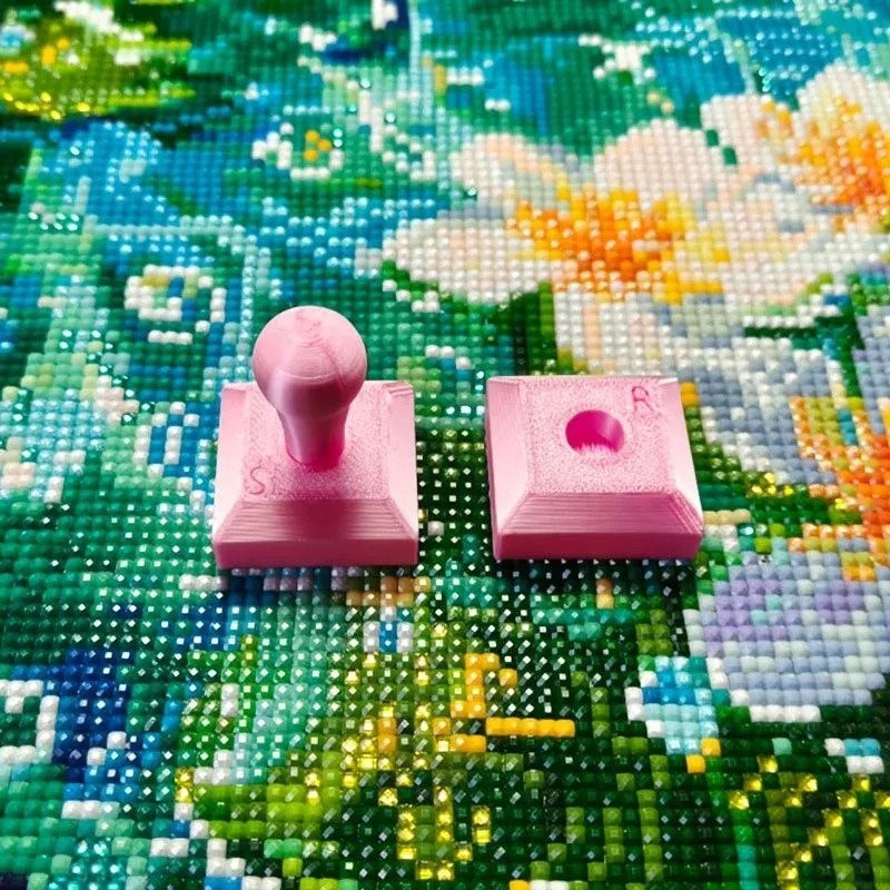 Kit outils peinture diamant 3D avec rouleau