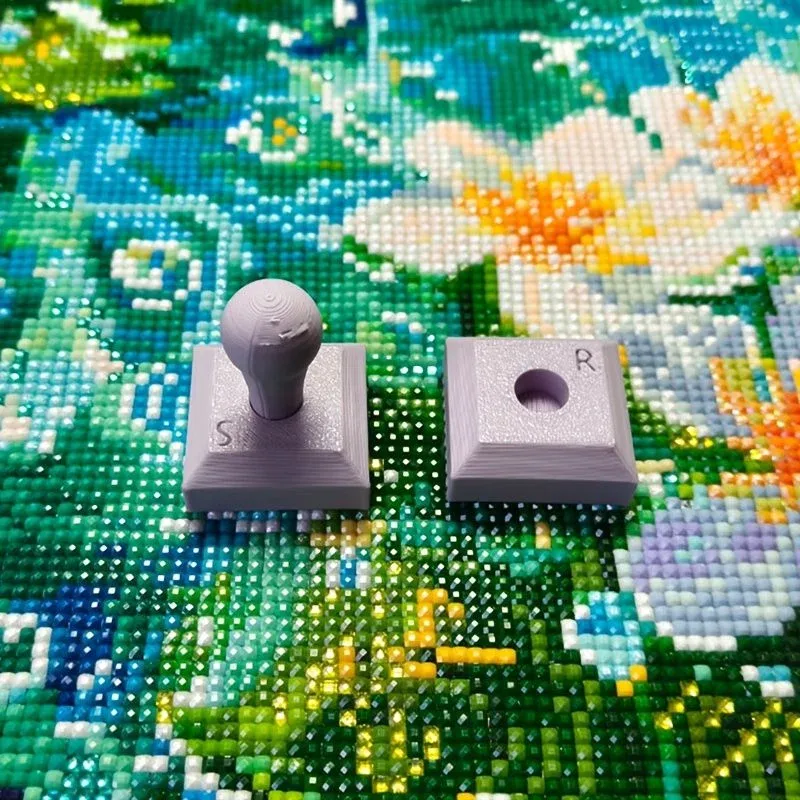 Kit outils peinture diamant 3D avec rouleau