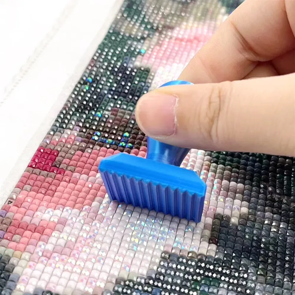 Kit outils peinture diamant 3D avec rouleau