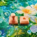 Kit outils peinture diamant 3D avec rouleau – Couleur Flesh Pink