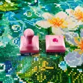 Kit outils peinture diamant 3D avec rouleau – Couleur Pink