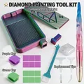 Kit outils peinture diamant avec plateau métallique – 1