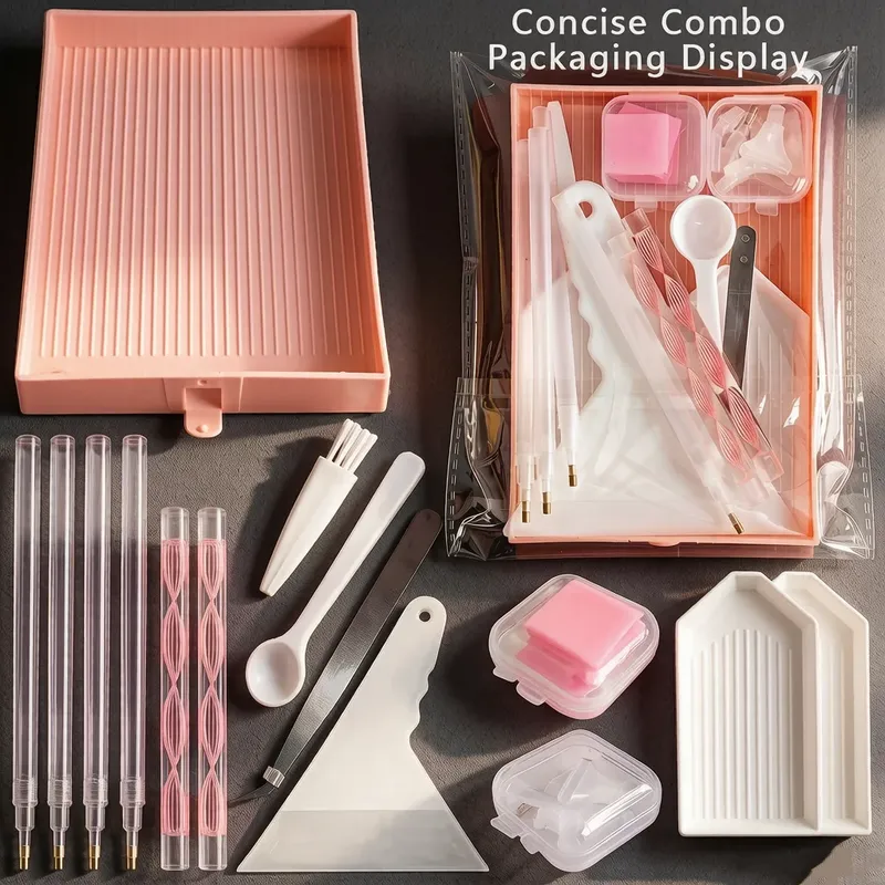 Kit outils peinture diamant plateau et stylos