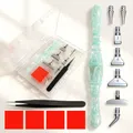Kit outils peinture diamant stylo et étui – Couleur Bourgogne