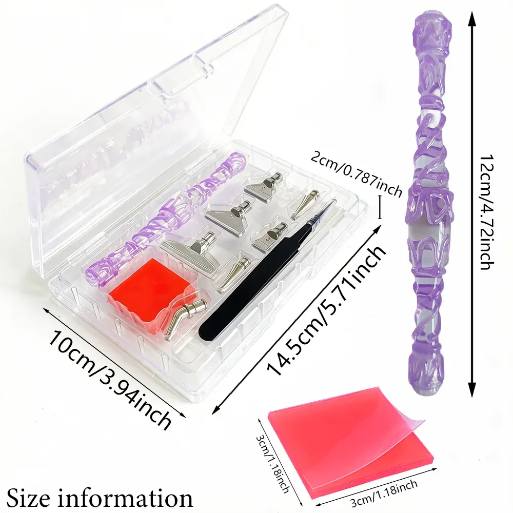 Kit outils peinture diamant stylo et étui