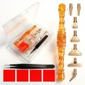 Kit outils peinture diamant stylo et étui – Couleur Jaune