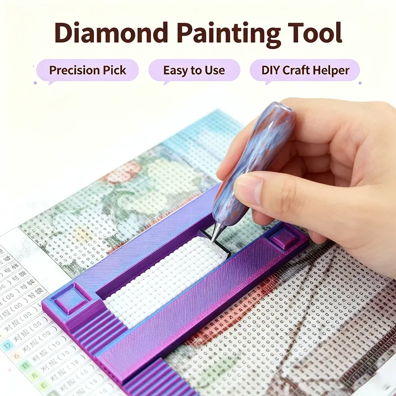 Kit outils positionnement peinture diamant