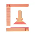 Kit outils positionnement peinture diamant – Couleur Golden red square