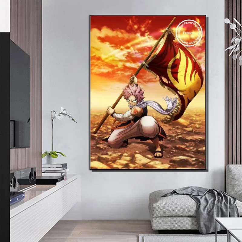 Kit peinture diamant 5D anime japonais 20 à 40 cm