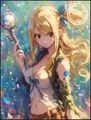 Kit peinture diamant 5D anime japonais 20 à 40 cm – Couleur WEIBA18