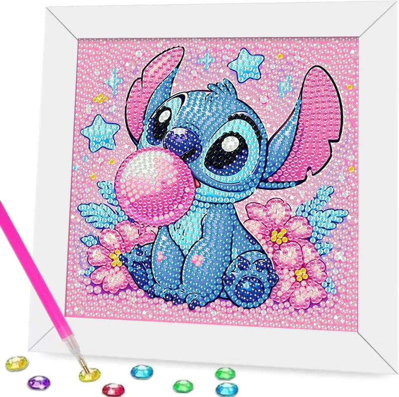 Kit peinture diamant 5D avec cadre 18x18 cm