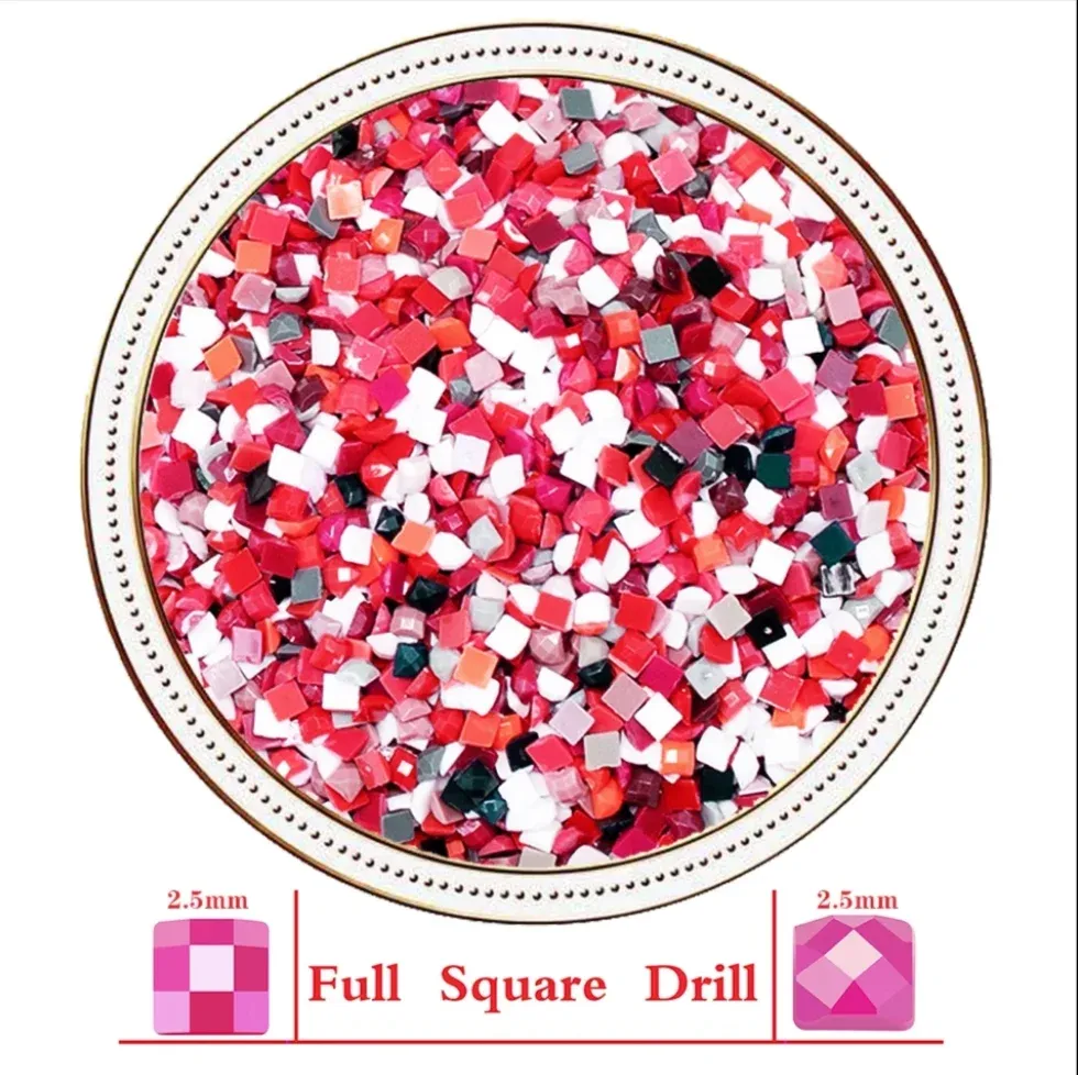 Kit peinture diamant 5D chat et fleurs 20 à 45 cm