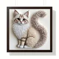 Kit peinture diamant 5D chaton moelleux diamants irréguliers – 3