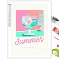 Kit peinture diamant 5D cocktail décoratif 20 à 50 cm – Couleur BLANC (XI-3091)