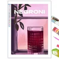 Kit peinture diamant 5D cocktail décoratif 20 à 50 cm – Couleur noir (XI-3100)