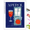 Kit peinture diamant 5D cocktail décoratif 20 à 50 cm – Couleur Vert armée (XI-3113)