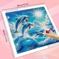 Kit peinture diamant 5D dauphin marin 20 à 50 cm – 2