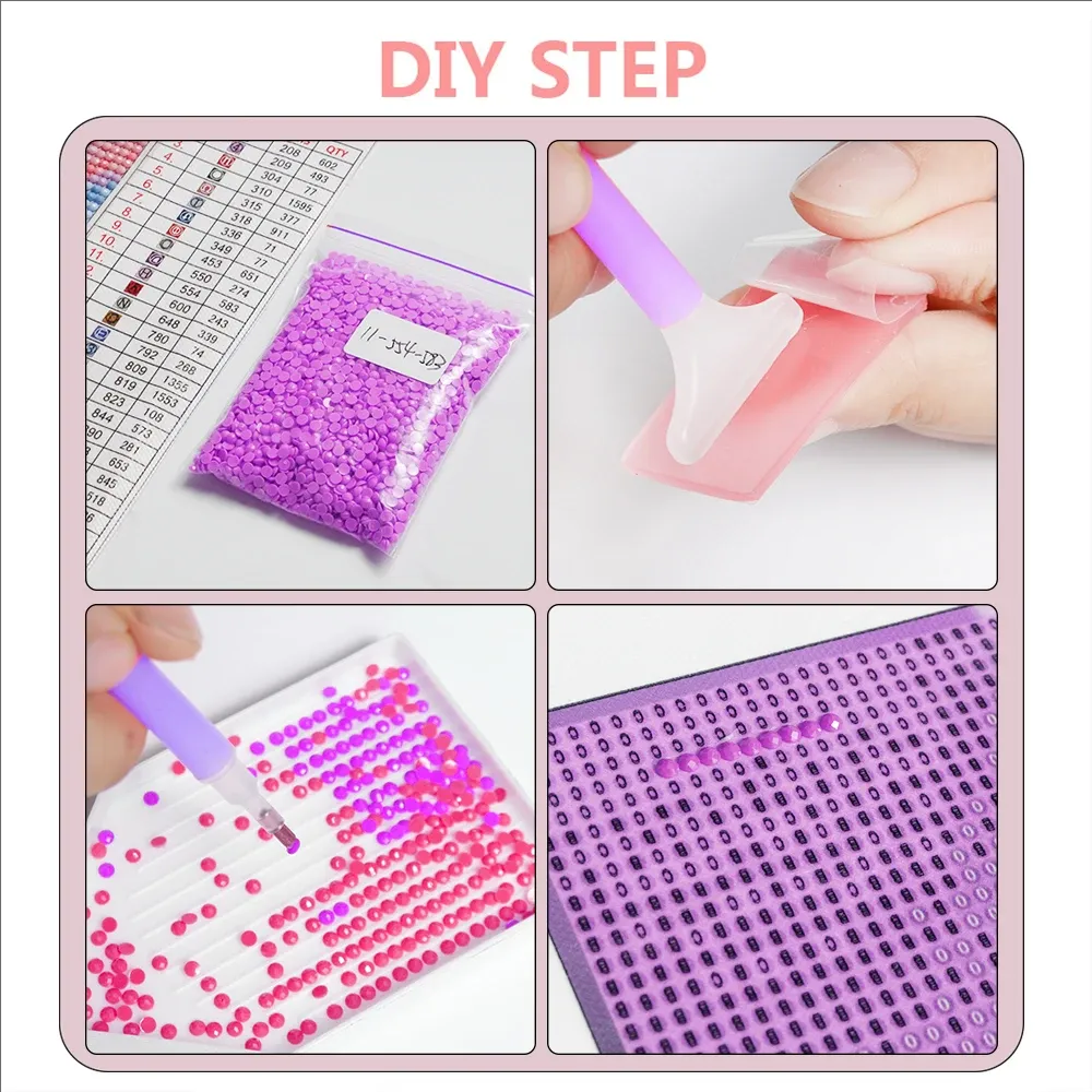 Kit peinture diamant 5D dauphin marin 20 à 50 cm