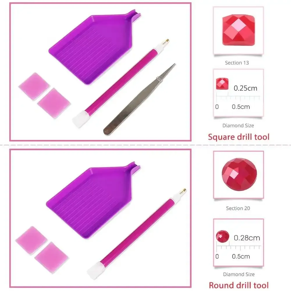Kit peinture diamant 5D dauphin marin 20 à 50 cm