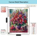Kit peinture diamant 5D fleurs classique 20 à 50 cm – 4