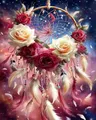 Kit peinture diamant 5D fleurs classique 20 à 50 cm – Couleur DZDP122840