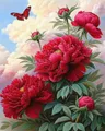 Kit peinture diamant 5D fleurs classique 20 à 50 cm – Couleur DZDP123545