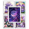 Kit peinture diamant 5D fleurs et accessoires 20 à 50 cm – 1