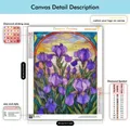 Kit peinture diamant 5D fleurs et accessoires 20 à 50 cm – 4
