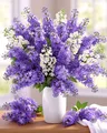 Kit peinture diamant 5D fleurs et accessoires 20 à 50 cm – Couleur DZDP131182