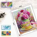 Kit peinture diamant 5D fleurs simple 20 à 50 cm – 2